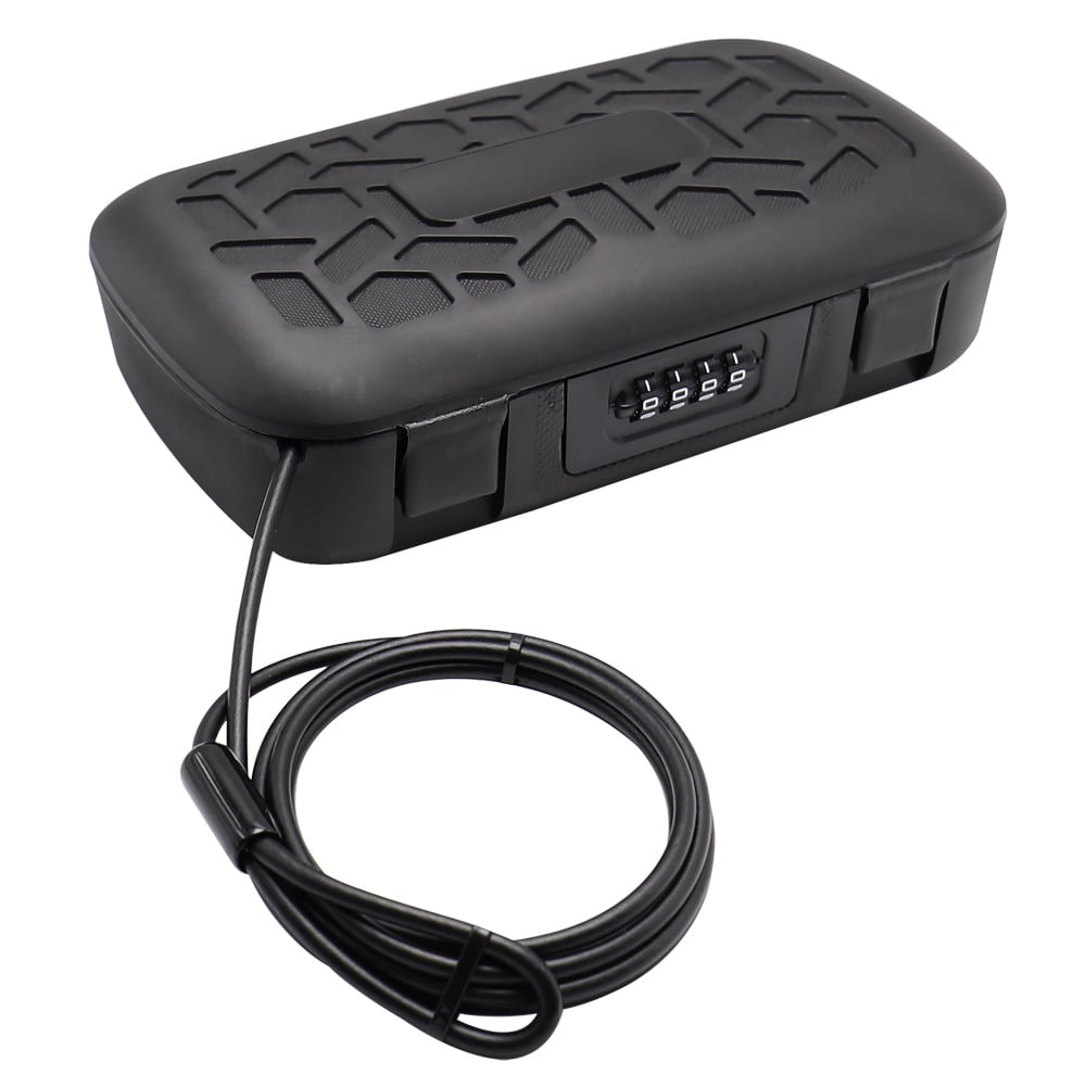 Combination Portable Safe with Steel Cable - Techly IQ-LOK-CASE