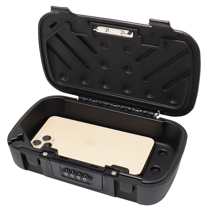 Cassaforte Portatile a Combinazione con Cavo d'Acciaio - Techly IQ-LOK-CASE