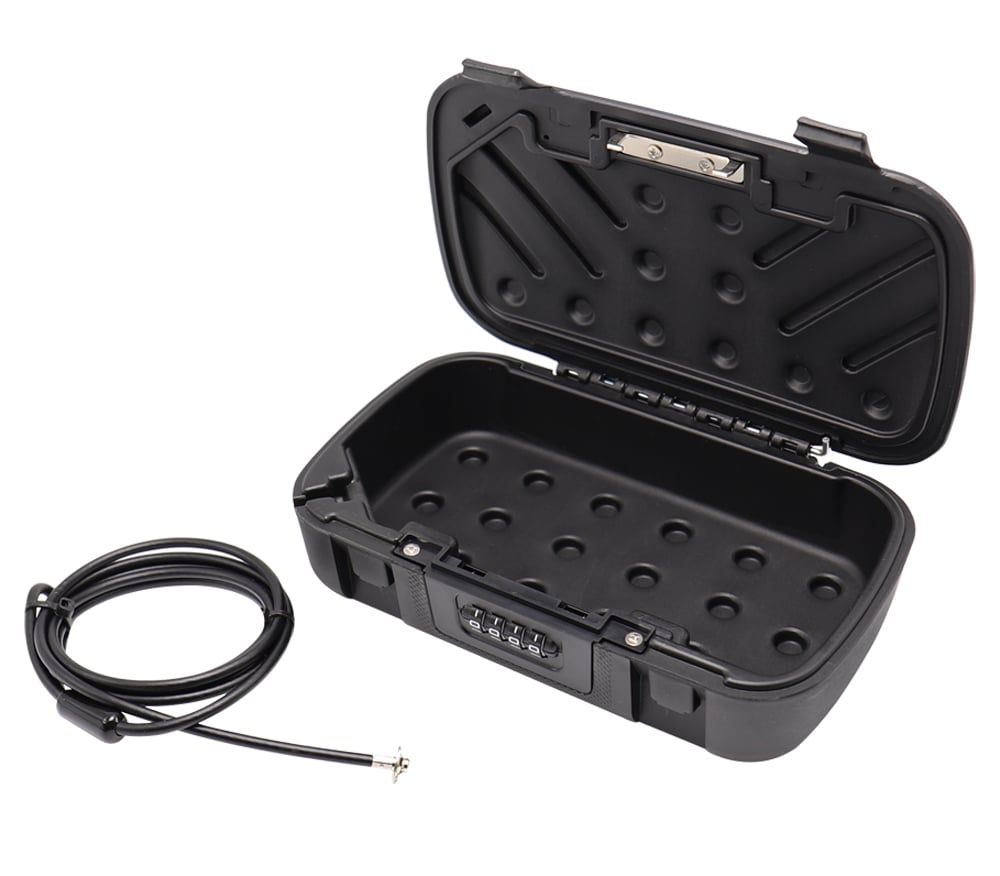 Combination Portable Safe with Steel Cable - Techly IQ-LOK-CASE
