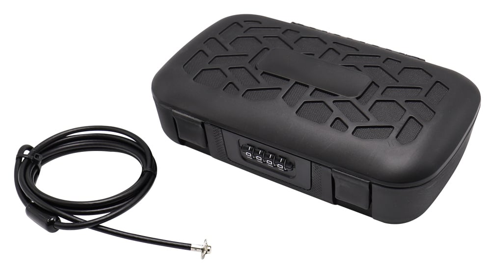 Combination Portable Safe with Steel Cable - Techly IQ-LOK-CASE