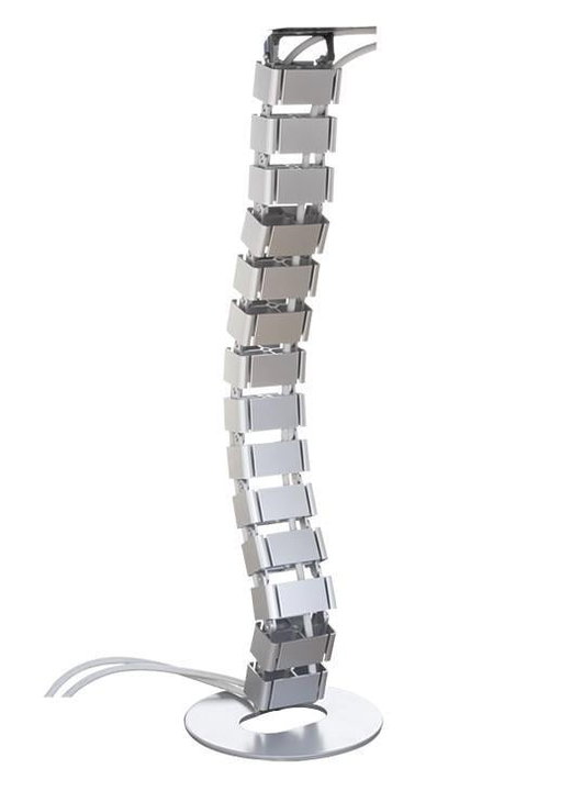 800 x 68 mm silver desk sleeve - Logilink ISWT-CAN- 80068