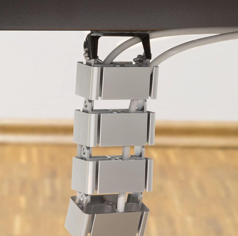 800 x 68 mm silver desk sleeve - Logilink ISWT-CAN- 80068