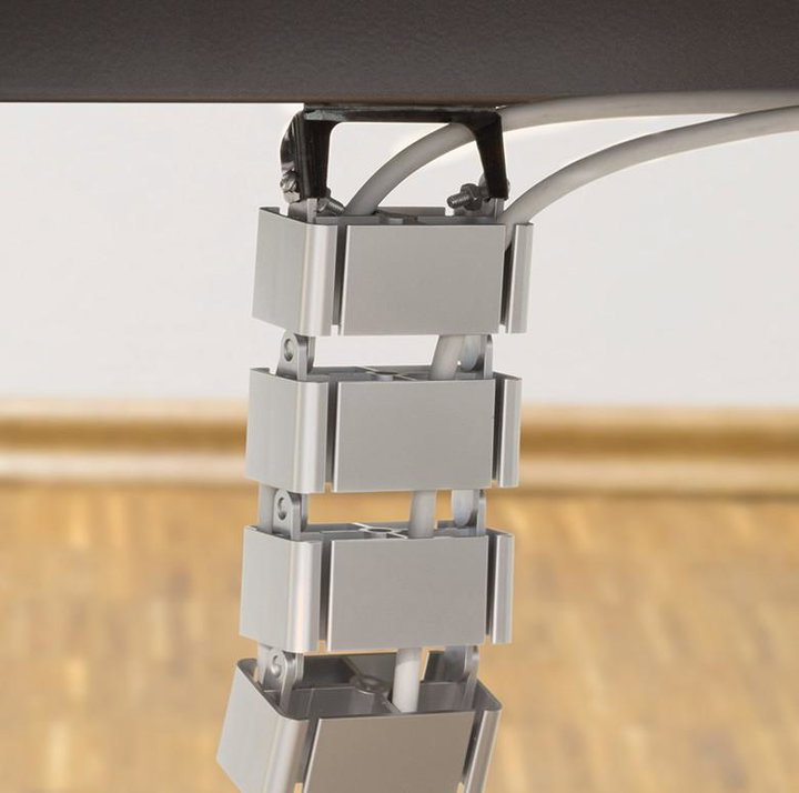 800 x 68 mm silver desk sleeve - Logilink ISWT-CAN- 80068