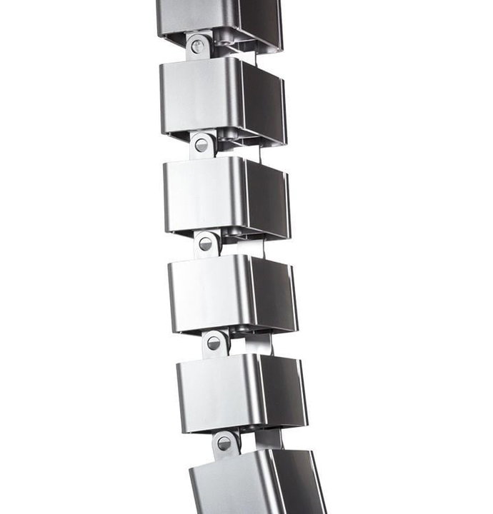 800 x 68 mm silver desk sleeve - Logilink ISWT-CAN- 80068