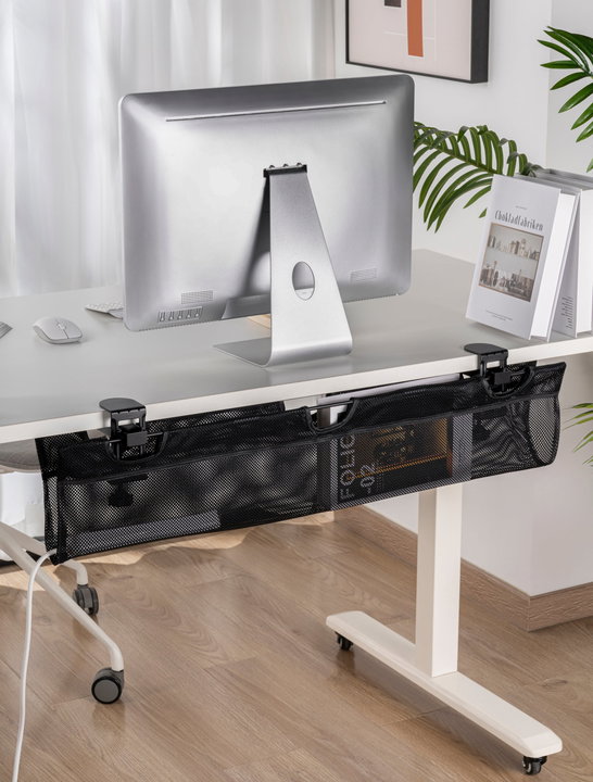 Organizer in Rete per Gestione Cavi Supporto Multiprese da Tavolo - Techly ISWT-CAN-MESH