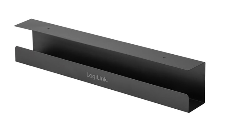 Cable Management Tray Under Desk 60 cm Black - Logilink ISWT-CAN-TRAY