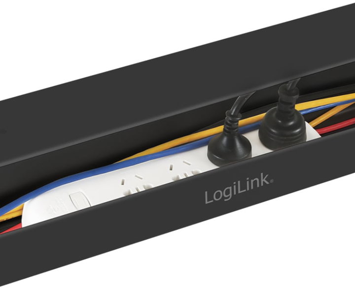 Cable Management Tray Under Desk 60 cm Black - Logilink ISWT-CAN-TRAY