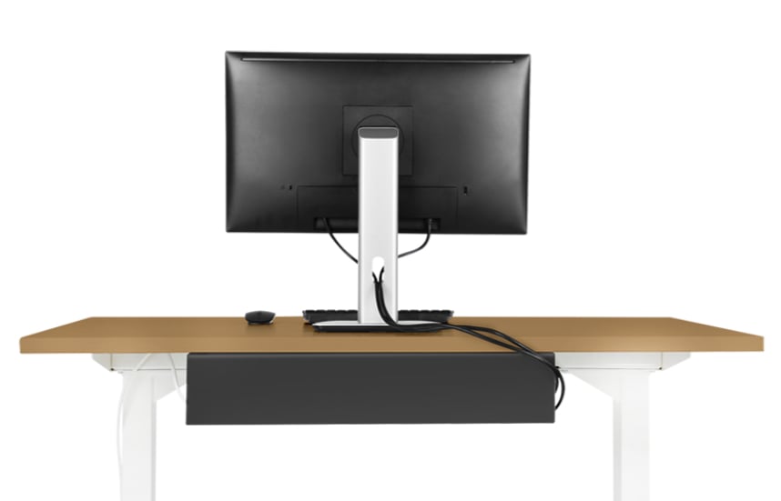 Cable Management Tray Under Desk 60 cm Black - Logilink ISWT-CAN-TRAY