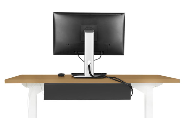 Cable Management Tray Under Desk 60 cm Black - Logilink ISWT-CAN-TRAY