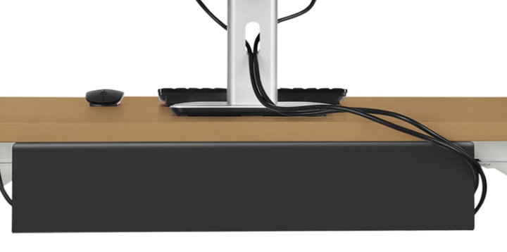 Cable Management Tray Under Desk 60 cm Black - Logilink ISWT-CAN-TRAY