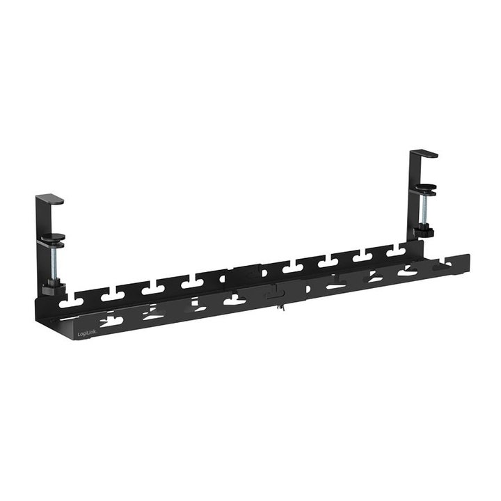 Organizer Gestione Cavi Sotto Scrivania Estensibile con Morsetto - Logilink ISWT-CAN-TRAYEX
