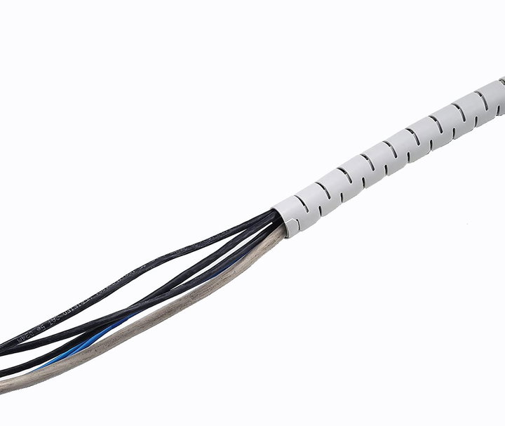 Coat Cables Diameter 20 mm Spiral 30 m Grey - Techly ISWT-CAN 3 - 30