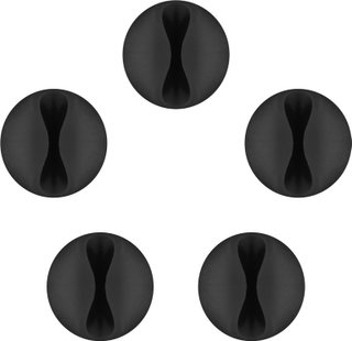 Black Desk Sticker Set - Goobay ISWT-CL- 5 BK