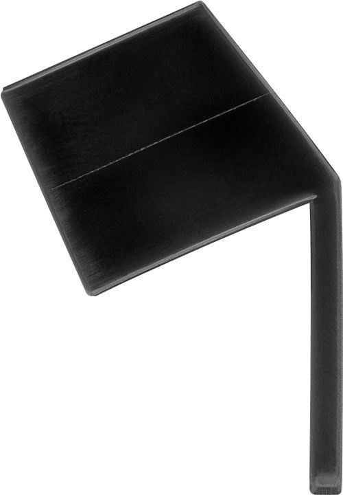 Set 2 Fermacavo da Scrivania a cinque posti Nero - Goobay ISWT-CL-5SLBK