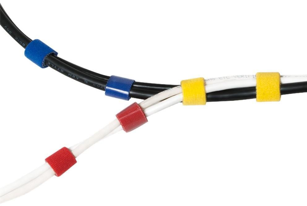 Rotolo di Feltro Adesivo Gestione cavi Lunghezza 10m Larghezza 20mm Nero - Techly ISWT-ROLL-2010BKTY