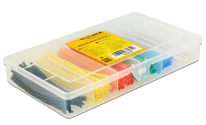 Kit 100 Coloured Thermal Shrink Tubes for Cables - Delock ISWT-TUBE 100 -SET