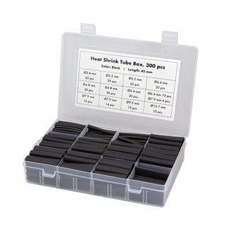 Set 300 Black Pipes Thermal Insulation Coat Cables - Logilink ISWT-TUBE 345 -BK