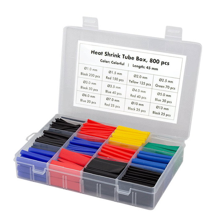 Set 800 Colored Pipes Thermal Insulation Coat Cables - Logilink ISWT-TUBE 845 -BK