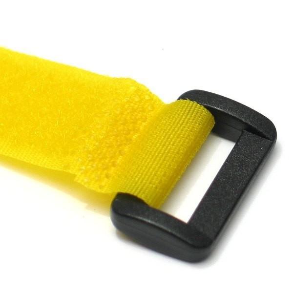 Fascette Fermacavo Gialle in Velcro Set da 10 pz - Logilink ISWT-VEL10-YE
