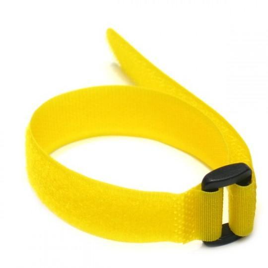 Fascette Fermacavo Gialle in Velcro Set da 10 pz - Logilink ISWT-VEL10-YE