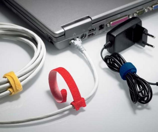 Fascette Fermacavo Colorate in Velcro Set da 5 pz - Logilink ISWT-VEL5