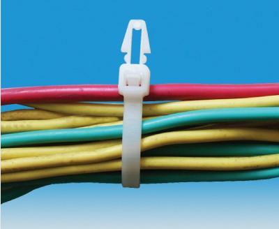 Fascette Fermacavi con Innesto Libero 200x4,8mm in Nylon 100pz Bianco - Techly ISWTA-20048B