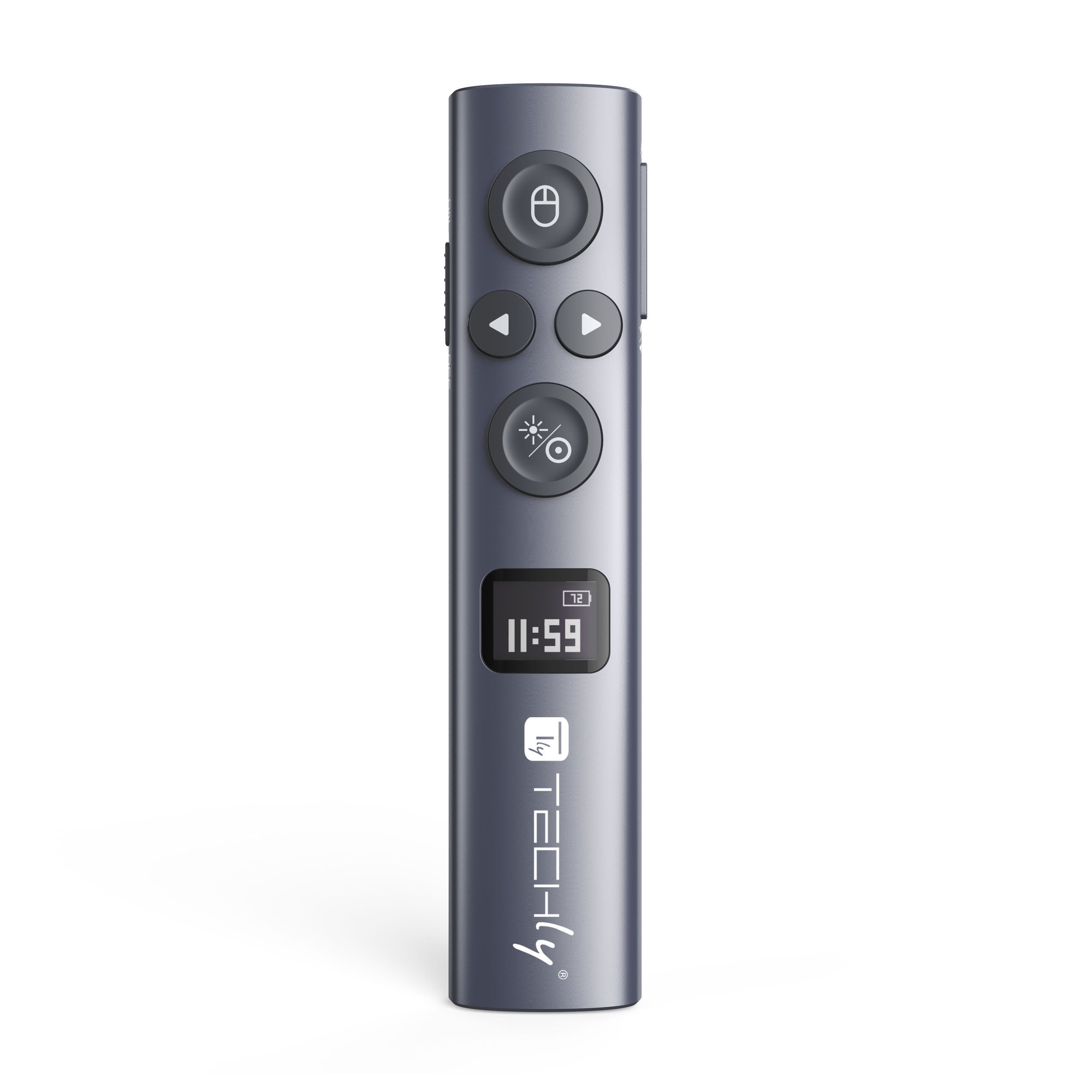 Laser Wireless Pointer Remote Control Powerpoint Presentations with LCD Screen - Techly ICT-LASER 96 BG