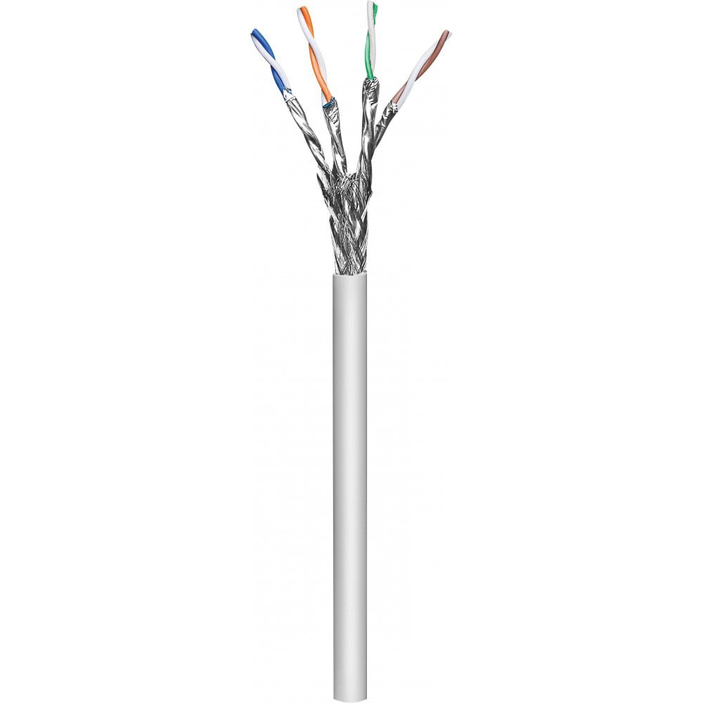 Matassa S/FTP Cavo Cat6A Rame 100m Flessibile PIMF Grigio - Techly Professional ITP-C6A-FLS100