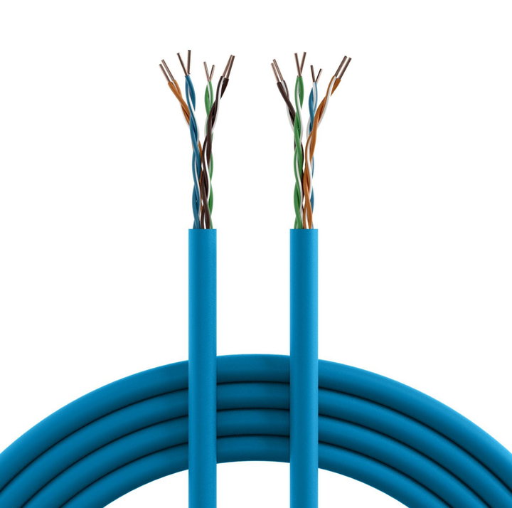 Matassa U/UTP Cavo Cat6A Rame 500MHz B2ca 305m Rigido LSZH Blu - OEM ITP-C6A-RIS305UB2B