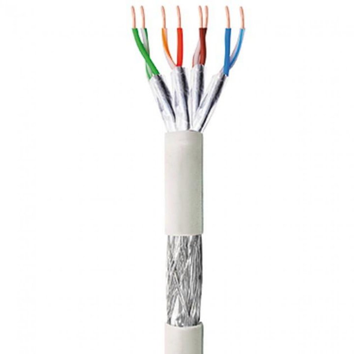 Matassa S/FTP Cavo Cat6A Rame 305m Rigido Grigio - Techly Professional ITP-C6AF-305-RIS