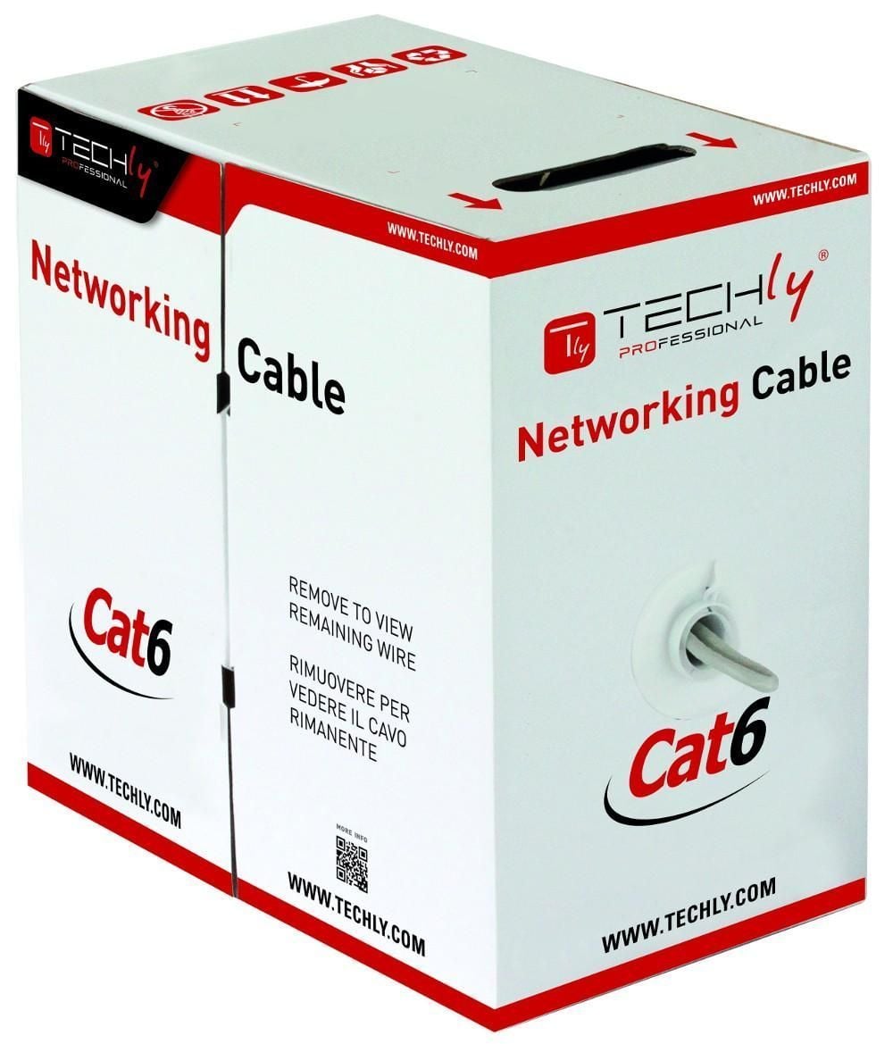 Matassa F/UTP Cavo Cat6 Rame 305m Flessibile - Techly Professional ITP-C6F-FL