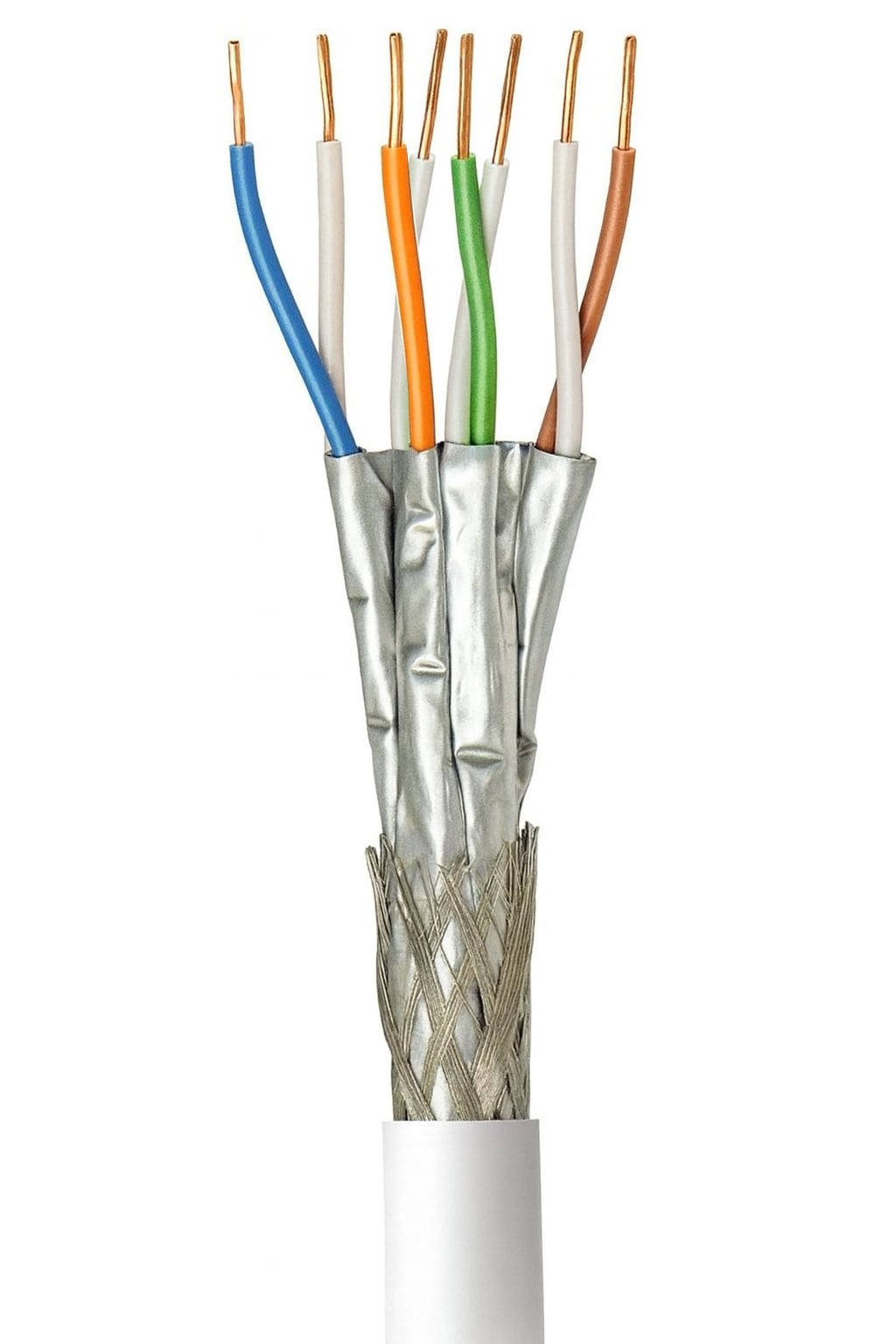 Matassa S/FTP Cavo Cat6 Rame 305m Flessibile Grigio - Techly Professional ITP-C6S-FLS