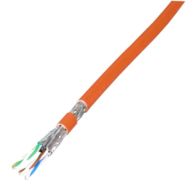 S/FTP Cable Cat 7 A Copper 1200 MHz B 2 ca 100 m Hard Orange - OEM ITP 10 -PIMF- 0100 B 2
