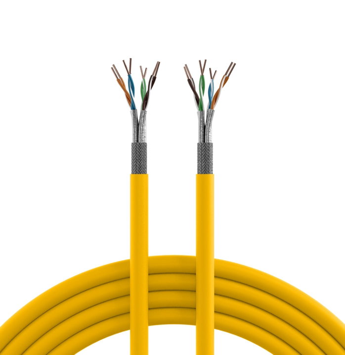 Matassa S/FTP Cat cable 7 A 100 m Hard PIMF Yellow - ITP 10 -PIMF- 0100 C