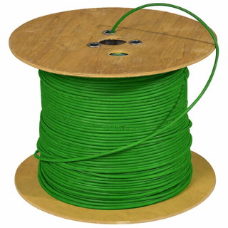 Cat cable 6 A Rigido F/FTP LSZH Armed in Matassa 100 m Green - Cavel ITP 6 AF- 100 LZ-ARM