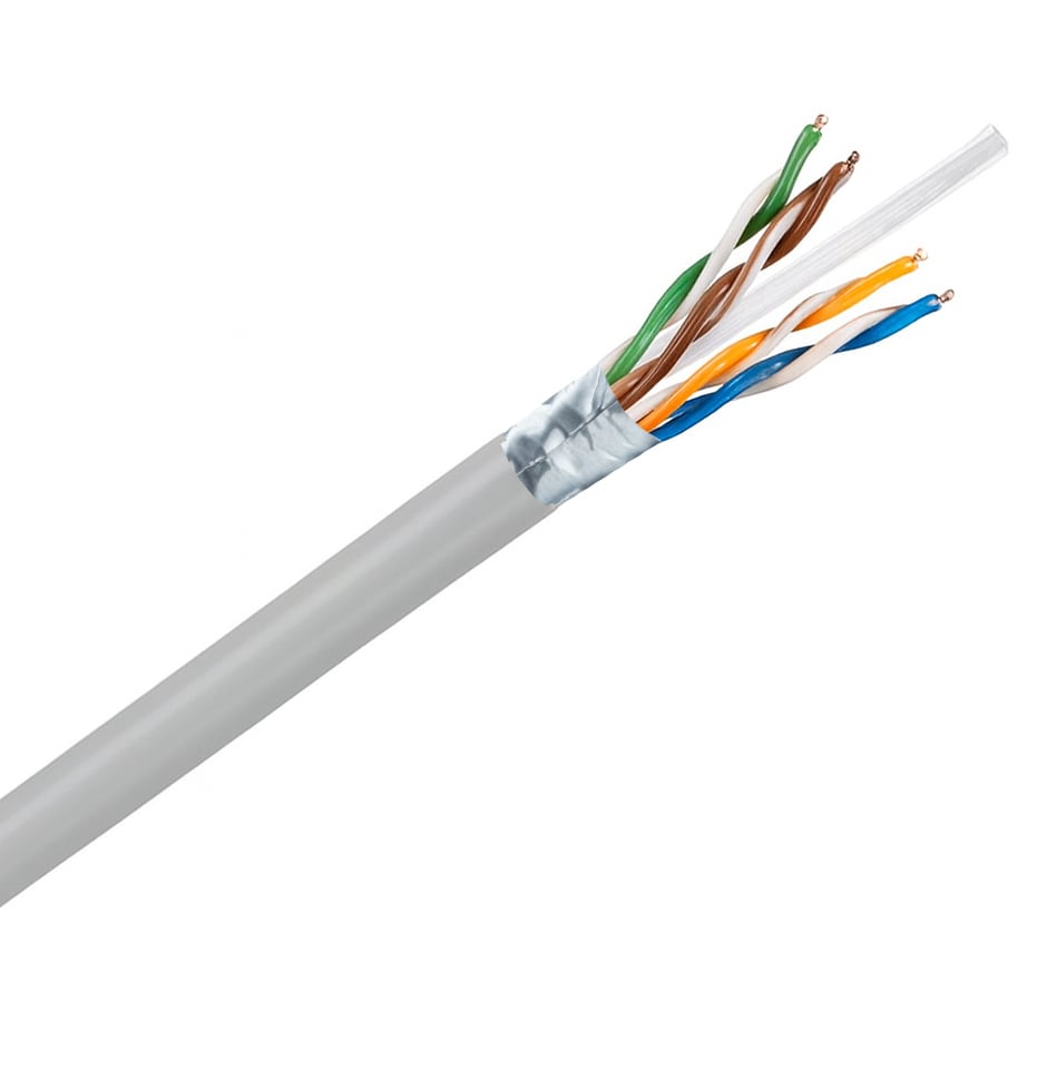 Cat cable 6 A Rigido F/UTP LSZH in Matassa 200 m Grey - Cavel ITP 6 AF- 200 LZ
