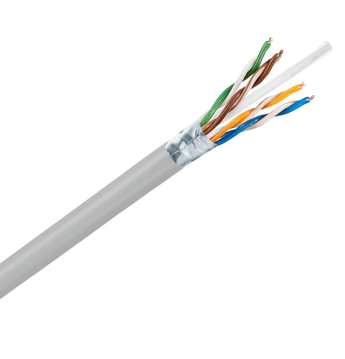 Cat cable 6 A Rigido F/UTP LSZH in Matassa 200 m Grey - Cavel ITP 6 AF- 200 LZ