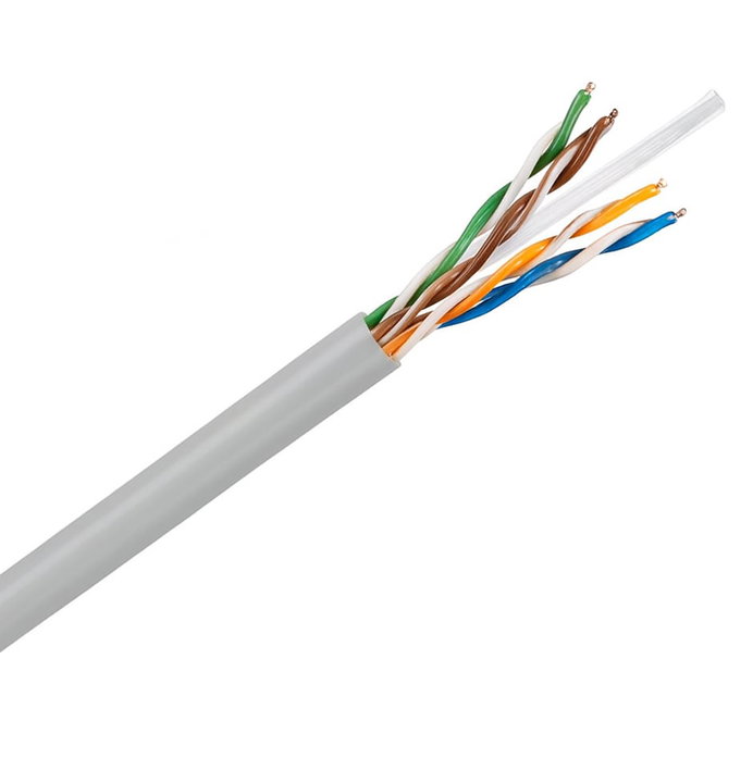 Cat cable 6 Hard U/UTP LSZH in Matassa 200 m Grey - Cavel ITP 6 U- 200 LZ