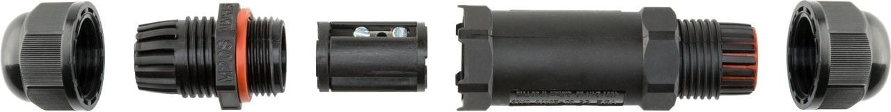 Connettore Elettrico Impermeabile per Cavo IP68 da Esterno Lunghezza 10 cm - Goobay IUPS-CONN10-IP68