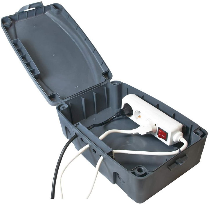 Scatola Elettrica IP54 Cable Organizer Organizzatore Cavi Grigio - Logilink IUPS-PB-IP54G