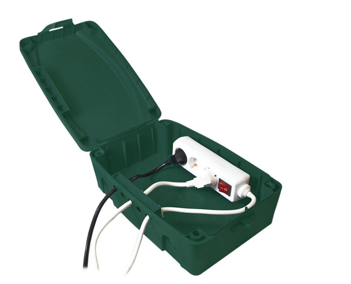 Scatola Elettrica IP54 Cable Organizer Organizzatore Cavi Verde - Logilink IUPS-PB-IP54V