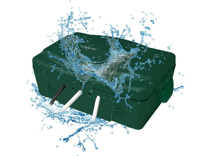 Scatola Elettrica IP54 Cable Organizer Organizzatore Cavi Verde - Logilink IUPS-PB-IP54V
