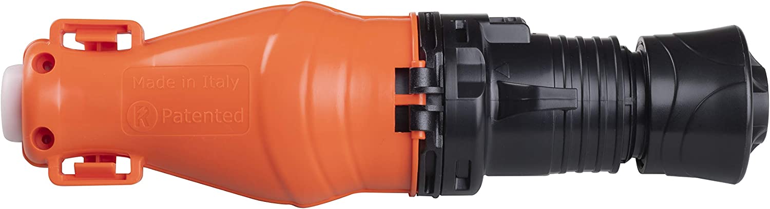 Presa Schuko Powershell Volante 2P+T Impermeabile con Protezione IP67 - Rosi IUPS-PB-IP67IT