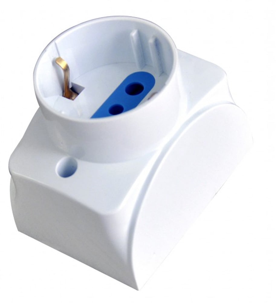 Presa da muro Italiana/Schuko 16A - Techly IUPS-PCP-1S10A