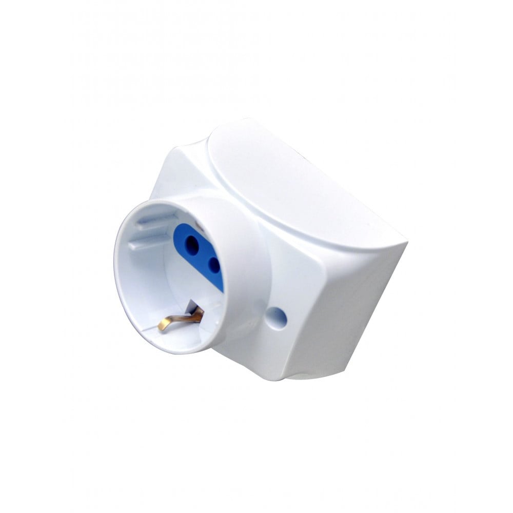 Presa da muro Italiana/Schuko 16A - Techly IUPS-PCP-1S10A