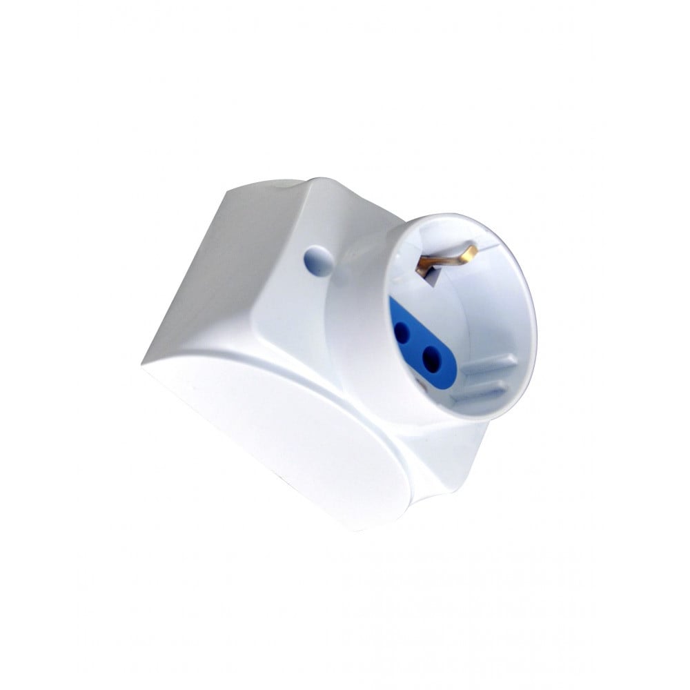 Presa da muro Italiana/Schuko 16A - Techly IUPS-PCP-1S10A