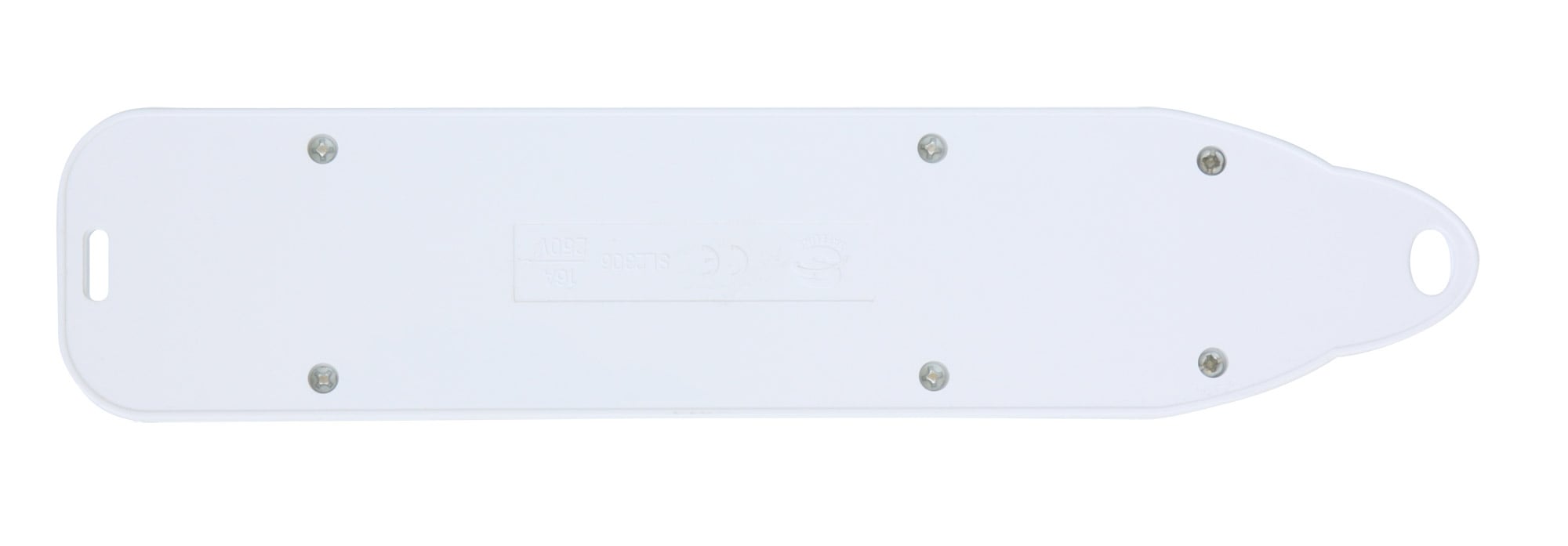 Multipresa 6 Posti Italiana Bipasso Senza Cavo Bianco - Techly IUPS-PCP-306