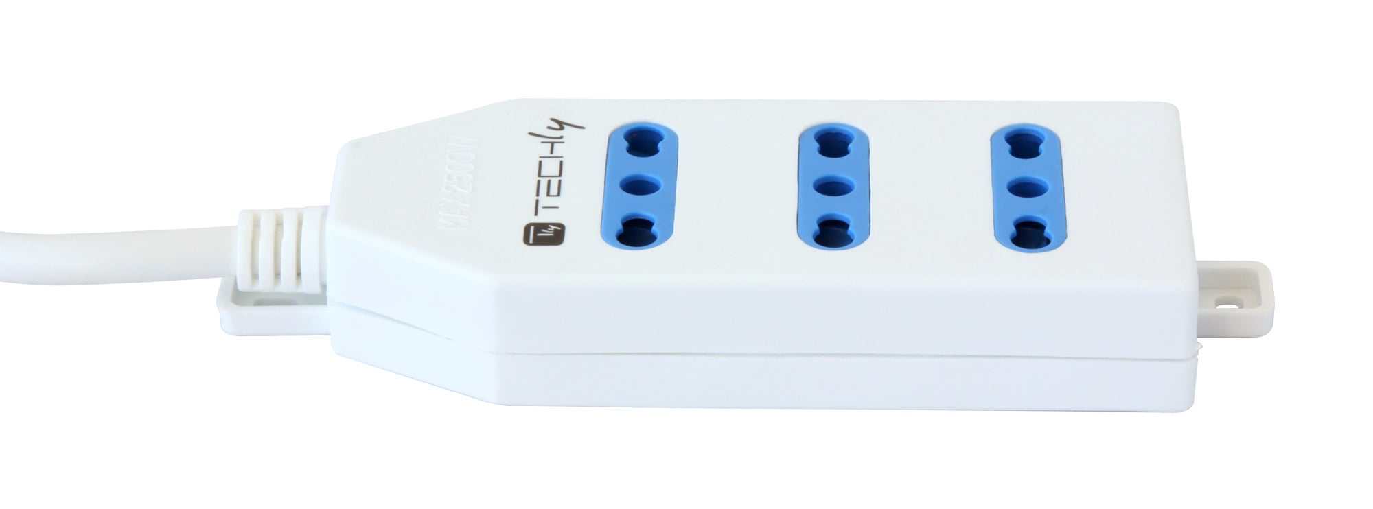 Multipresa 3 Posti Italiana Bipasso - Techly IUPS-PCP-413