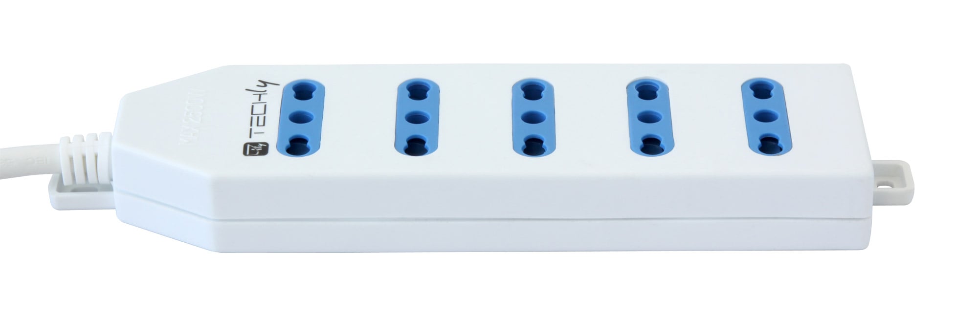 Multipresa 5 Posti Italiana Bipasso - Techly IUPS-PCP-415