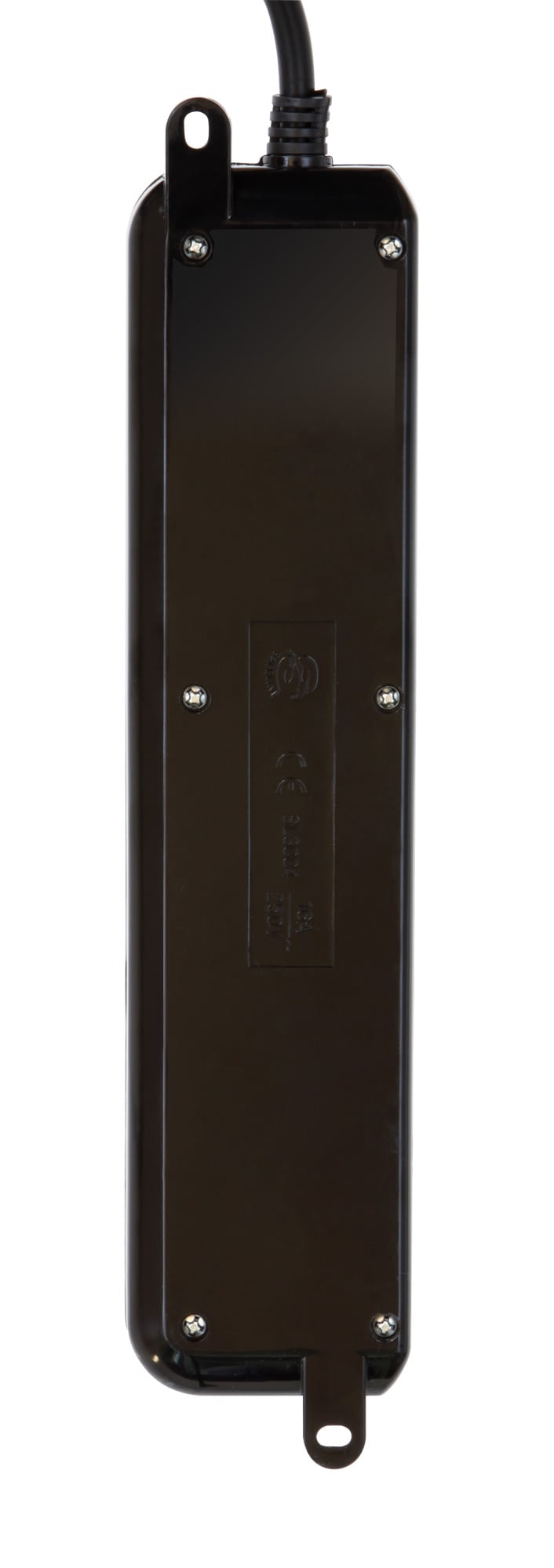 Multipresa 4 Posti Italiana Bipasso con Interruttore Nero - Techly IUPS-PCP-4BK